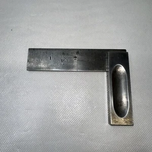 Vintage L.S. Starrett Co. No. 63 Tempered Steel 3" Square - Picture 1 of 5