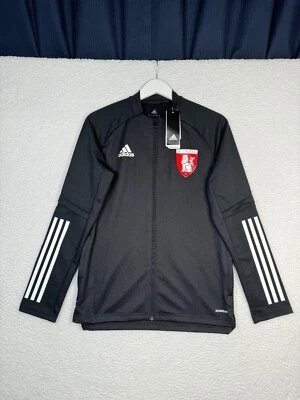 НОВЫЙ - Adidas Aeroready 2003 FC United Manchester Track куртка - молодежи мальчиков большой - Изображение 1 из 4