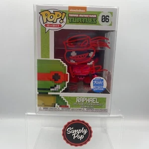 Funko Pop Raphael 8 bits #06 autografiado firmado 1/10 edición limitada Kevin Eastma - Imagen 1 de 7