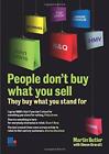 People Don't Buy What You Sell, Butler, Martin, Good Condition, Isbn 1852524979