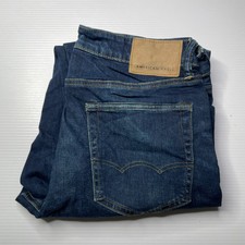 American Eagle Outfitters Slim Straight Denim Jeans Mens Size 34 Waist Blue Fit