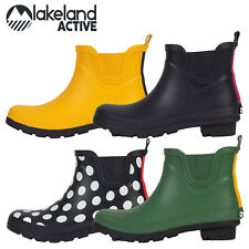 Lakeland Active Women's Kelton Short Wellington Boots Wellies Ankle Chelsea NEW