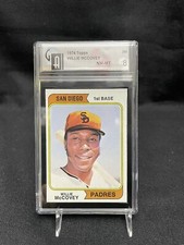 1974 Topps #250 Willie McCovey San Diego Padres Global Authentication 8 NM-MT