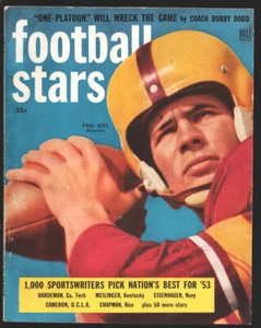 Sports Pub: Football Stars #2 1953-Dell-Paul Giel-NCAA-NFL-Otto Graham-Otto G... - Picture 1 of 1