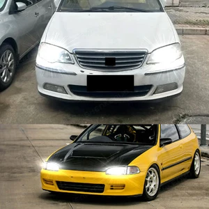 For Honda Odyssey 1995-2004 Civic 1992-03 LED Headlight Kit H4 9003 6000K 2Bulbs - Picture 1 of 46