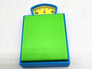 Vintage 1980s Meritus Fitness Doll Set Spring Loaded Blue Scale - Picture 1 of 3