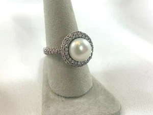 CGI CN Pearl Ring & Bling Pink & Clear Sparkles - Picture 1 of 5