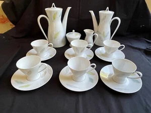 Juego de café vintage Rosenthal Raymond Loewy Form 2000 Colorte Blatter - Imagen 1 de 8