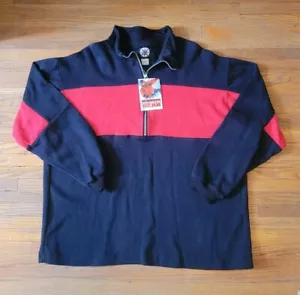 NWT Marlboro Unlimited Gear 1/2 Zip Pullover Sweater Jacket Large Vintage 90s - Picture 1 of 10