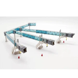 JC Wings 1/200 Three-Channel Corridor Bridge Adapted to A380 Blue LH2278 - Picture 1 of 6