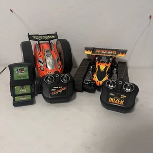 VINTAGE Tyco RC PYSCHO & DOZER. Remotes And Battery Working Condition - Picture 1 of 7