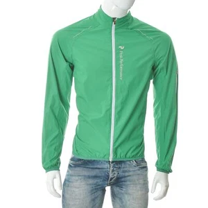 Peak Performance Men's Lightweight Windbreaker Jacket Top Elastic Waist Green - Picture 1 of 9