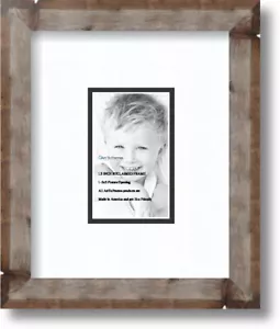 ArtToFrames Matted 7x9 Natural Picture Frame with 2" Double Mat, 3x5 Opening - Picture 1 of 621