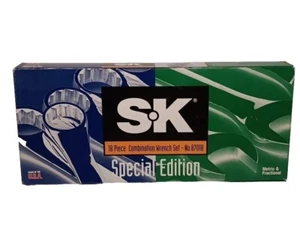 New 1998 SK Tools Special Edition 18 Piece Wrench Set No. 87018 Metric and SAE - Picture 1 of 13
