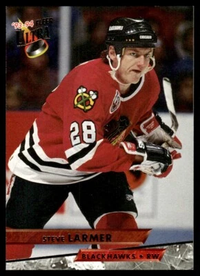 1993 Ultra #129 Steve Larmer - Chicago Blackhawks - Image 1 of 2