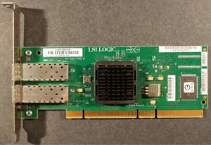 LSI Logic LSI7202XP 2Gps Fibre Channel Dual Channel PCI-X Host Bus Adapter - Afbeelding 1 van 4