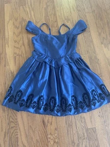 Hot Topic Interview With The Vampire Blue Claudia Corset Dress Size XL Y2K - Picture 1 of 9