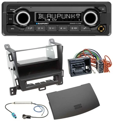 Blaupunkt Bluetooth DAB MP3 USB Autoradio für Opel Zafira Tourer ab 12 jet black - Bild 1 von 4