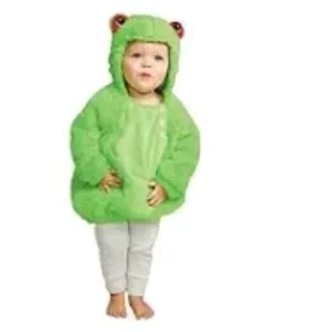 Frosch Kostüm Kleinkind 0-6 Monate Plüschfrosch mit Kapuze HYDE AND EEK ~ NEU - Bild 1 von 1