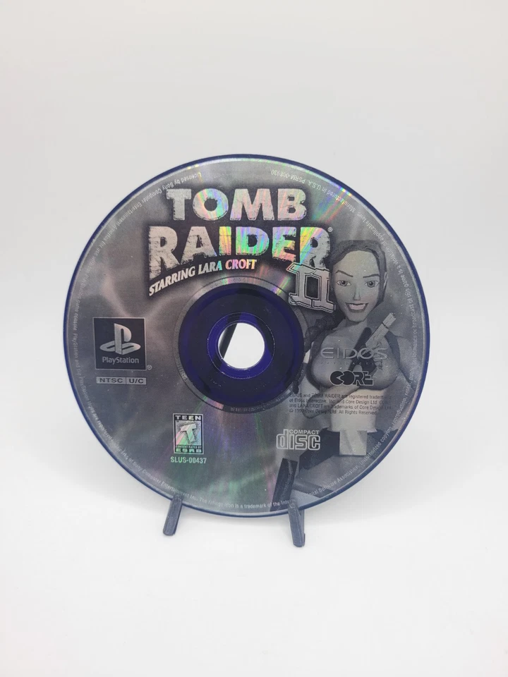 Tomb Raider II Starring Lara Croft Sony PlayStation 1 PS1 - Testado - Frete Rápido! - Imagem 1 de 1