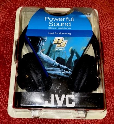 JVC HA-X580 DJ Style Deep Bass Stereo Headphones w/ 3.5mm Jack, 107dB, 32🧲 NIB - Image 1 of 4