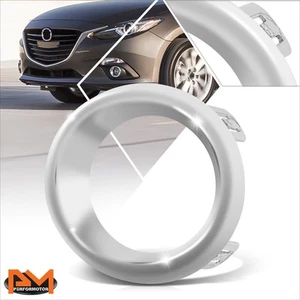 For 14-16 Mazda 3 Factory Style Front Driver Left Side Fog Light Trim Chrome - Foto 1 di 4