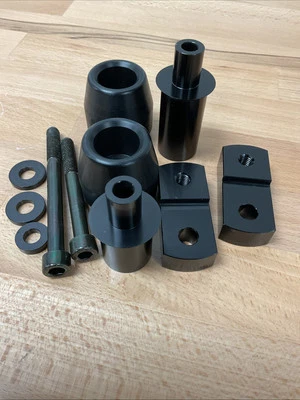 Deslizadores de cuadro Vortex V3 2.0 Honda CBR1000RR 2007-2008 negro SR107. Foto 1 de 4