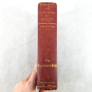 The First Book of Kings - 1901 Antique Hardcover by F. W. Farrar - Picture 1 of 12