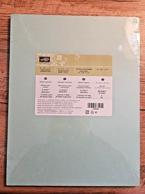 Stampin Up 8-1/2" x 11" Cardstock 2015-2017 In Color 20 full sheets NEW Retired - Image 1 of 2