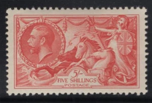 WC1_34403 M. GROSSBRITANNIEN. 5sh 1934 BRITANNIA RULE THE WAVES. Sc.223. MLH - Bild 1 von 1