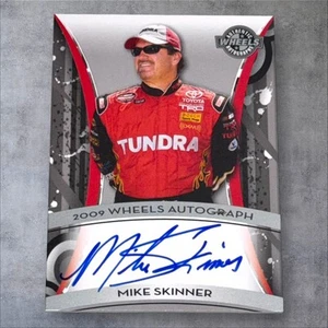 Mike Skinner TOYOTA TUNDRA PACK PULLED NASCAR signed card 2009 WHEELS AUTOGRAPHS - Picture 1 of 2