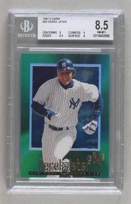 1997 EX 2000 Derek Jeter #33 BGS 8.5 HOF - Image 1 of 2