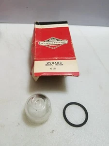 Tazón de filtro Briggs & Stratton 298683 - Embalaje OEM - NUEVO - D4E - Imagen 1 de 1