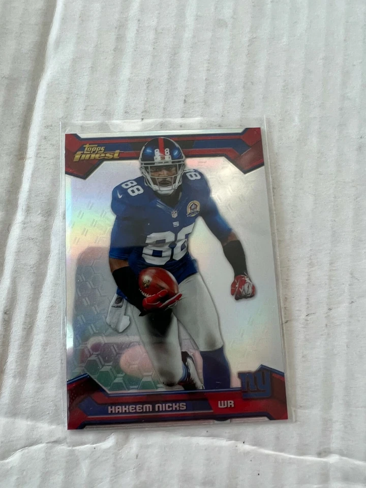 Hakeem Nicks 2013 Finest Refractor Card #78 - Image 1 of 1