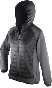 Result Women's Spiro Zero Gravity JKT Jacket Black/Grey Small Sport S268F NEW - Picture 1 of 4