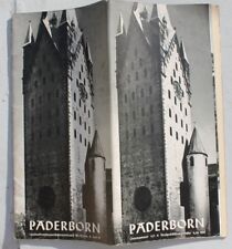 28307b Brochure Paderborn Guide through The City With Restaurants Directory 1937