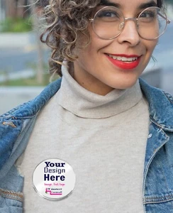 Großes individuelles Acryl-Abzeichen 100 mm - Junggesellinnenabschied Geburtstag Junggesellenabschied Firmenlogo  - Bild 1 von 6