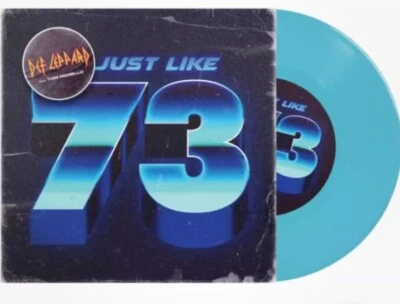 DEF LEPPARD FEAT. TOM MORELLO - JUST LIKE '73 - LIMITED 7" BLUE VINYL. - Image 1 of 3