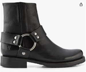 New Women's Frye Black Veronica Harness Boots 11 - Picture 1 of 5