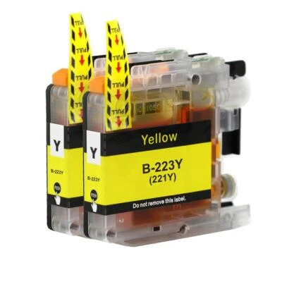 2 Jaune Cartouches d'encre pour Brother DCP-J562DW, MFC-J480DW, MFC-J5720DW - Bild 1 von 4