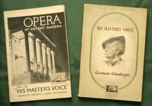 2x H M V Plattenkatalog, German Catalogue 1949, "OPERA At Coven Garden" B18 - Picture 1 of 3