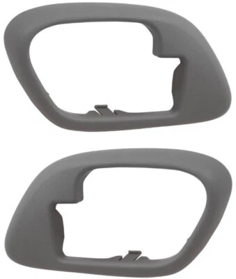 GM GMC Chevy Tahoe 1995-02 interior manija de puerta interior par de biseles grises Foto 1 de 4