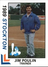 1989 Stockton Ports Best #25 Jim Poulin TR