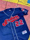 VTG 90s/2000s Cleveland Indians MLB Russell Authentic Collection Jersey USA 44/L