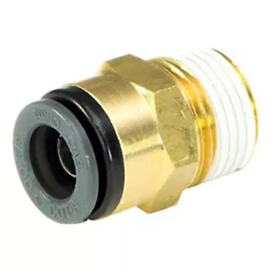 ACCUAIR 3/8" DOT/PTC - 3/8" NPT STRAIGHT FITTING - Foto 1 di 12