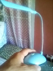 8 X Cute Mini Led Light Desk or Bed or Candle Time. Blue Lamps. Make Good Gifts. - Picture 1 of 2
