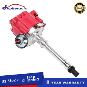New Racing Chevy V8 HEI Distributor & 65K Coil 7500RPM-350 454 SBC BBC GM08 - Picture 1 of 9