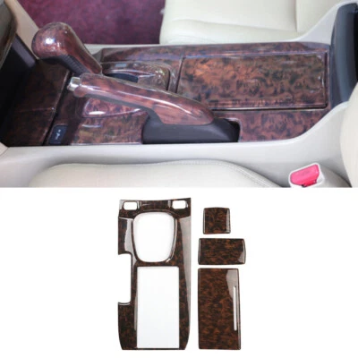 Panel de cambio de control central de grano de madera decoración para Honda Accord Crosstour 2008-2013 Foto 1 de 4