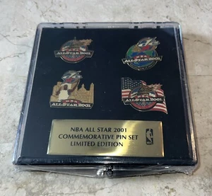 2001 NBA All Star Commemorative Pin Set Collection Limited Edition - New/Sealed - Picture 1 of 9