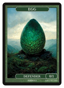 Egg Token 0/1 Green Givememana Tokens Series 2 Magic the Gathering MTG - Picture 1 of 2